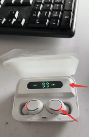 Multifunction Bluetooth Headset Binaural Movement Power Bank Phone Support (Color: White)